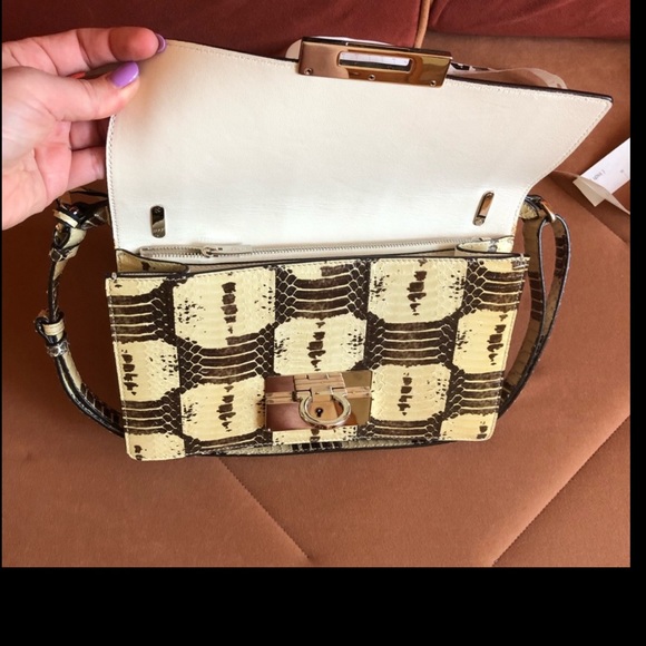 Salvatore Ferragamo Aileen Python Bag - Picture 12 of 14